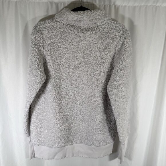Athleta Sherpa Sweater Women's Small White Pullover Modal Blend Turtleneck - Picture 10 of 14